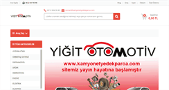 Desktop Screenshot of kamyonetyedekparca.com